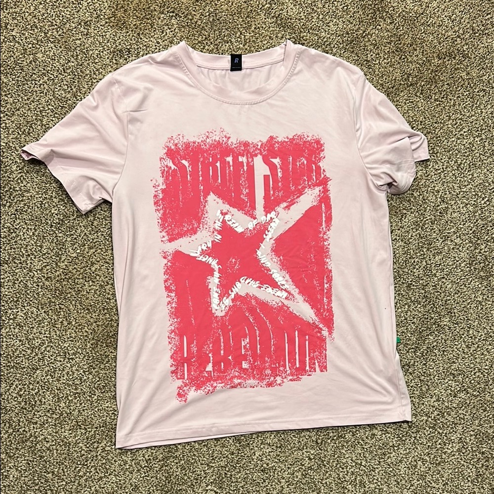 Pink Star Graphic Tee
